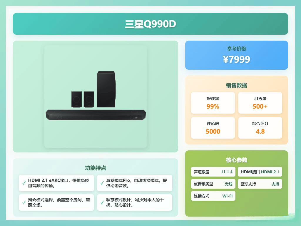 0款音质出色的选择不容错过！家庭影院音响性价比推荐：这1(图2)